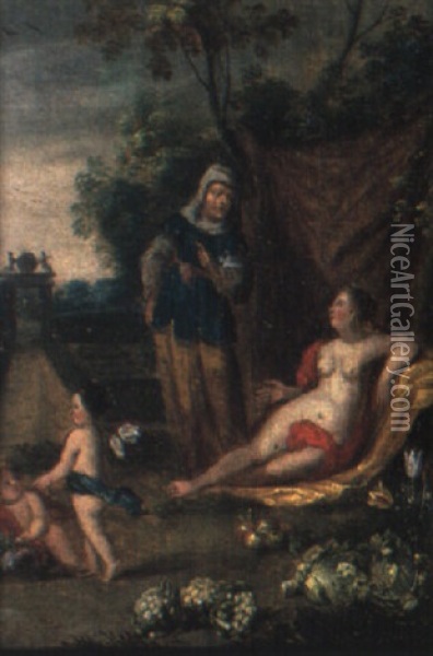 Allegorie Du Saint Empire Romain Germanique Oil Painting - Peeter Sion