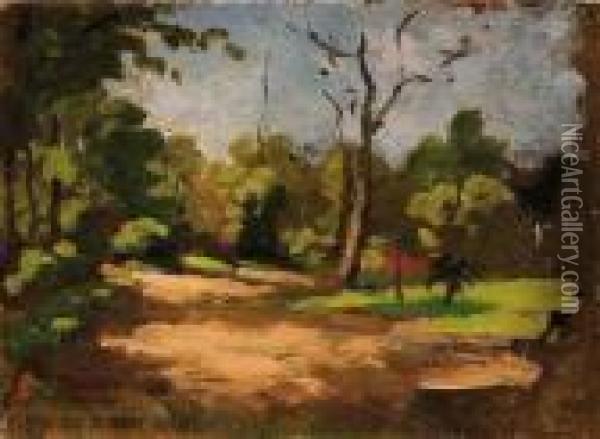 Paysage Oil Painting - Ernest Quost
