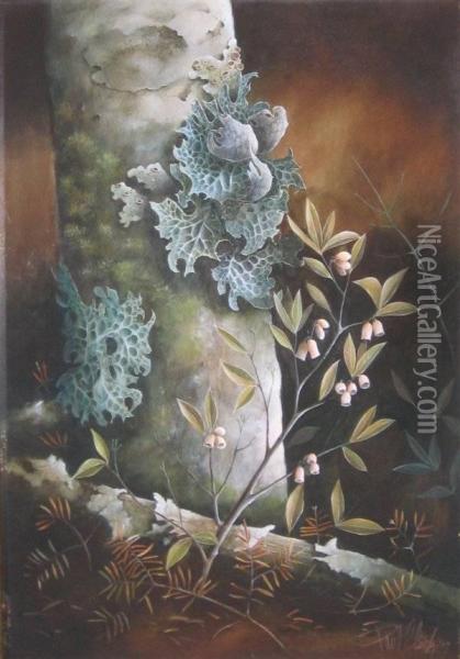 Plant Study Oil Painting - Clara Paul