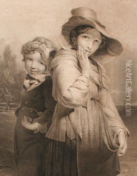 The Young Mendicants Noviciate Oil Painting - Samuel Sangster