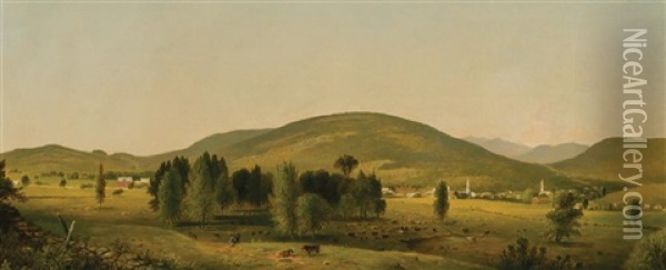 Bald Mountain, East Bennington, Vermont Oil Painting - Frederic A. Chapman