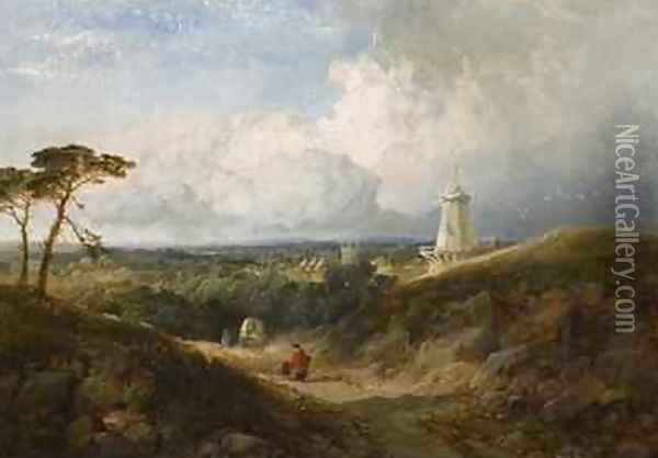 Cranbrook Kent Oil Painting - Edmund John Niemann, Snr.