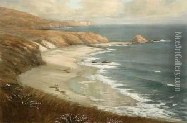 Evening's Glow - San Juan Point Oil Painting - Frank William Cuprien