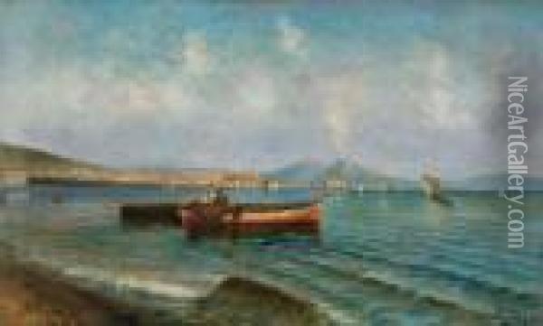Veduta Di Napoli Oil Painting - Oscar Ricciardi
