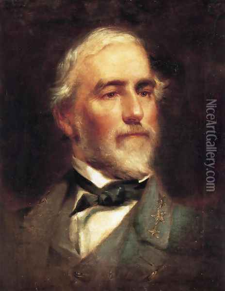 Robert E. Lee Oil Painting - Edward Caledon Bruce