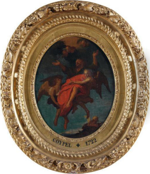 Apotheose De Saint Jean Oil Painting - Antoine Coypel