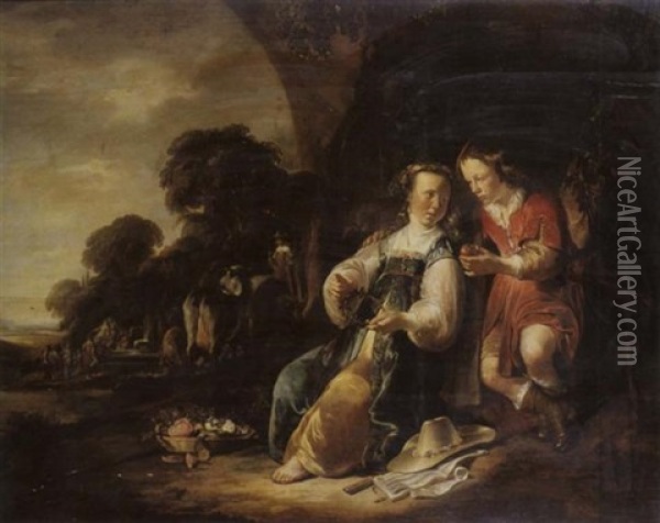 Granida Und Daifilo Oil Painting -  Rembrandt van Rijn