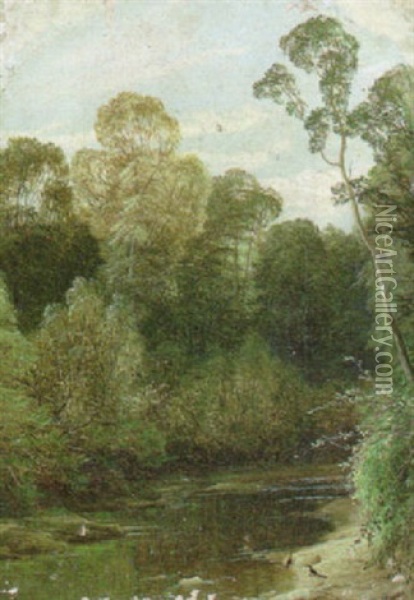 Albury Park, Surrey Oil Painting - Abraham Hulk the Younger