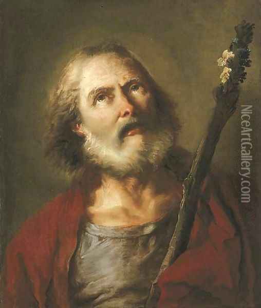 Saint Joseph Oil Painting - Giovanni Battista Tiepolo