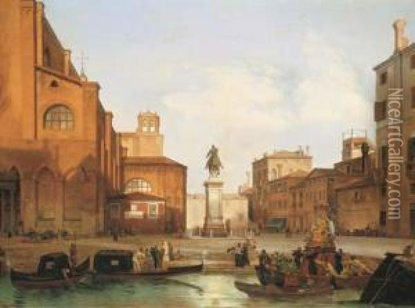 Venice Oil Painting - Lancelot Theodore Turpin De Crisse