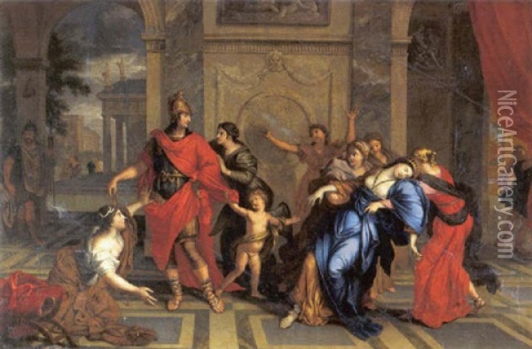Titus Se Separe De Berenice Oil Painting - Gerard de Lairesse
