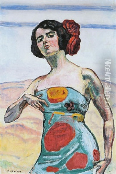 Spanische Tanzerin Oil Painting - Ferdinand Hodler