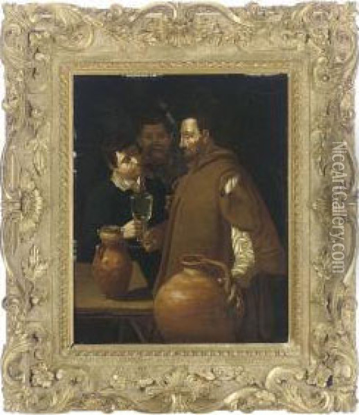 The Waterseller Of Seville Oil Painting - Diego Rodriguez de Silva y Velazquez