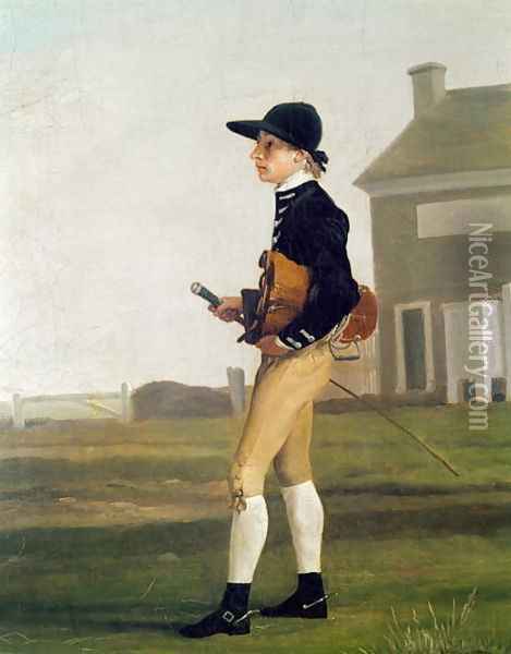 Portrait of a Young Jockey Oil Painting - George Stubbs