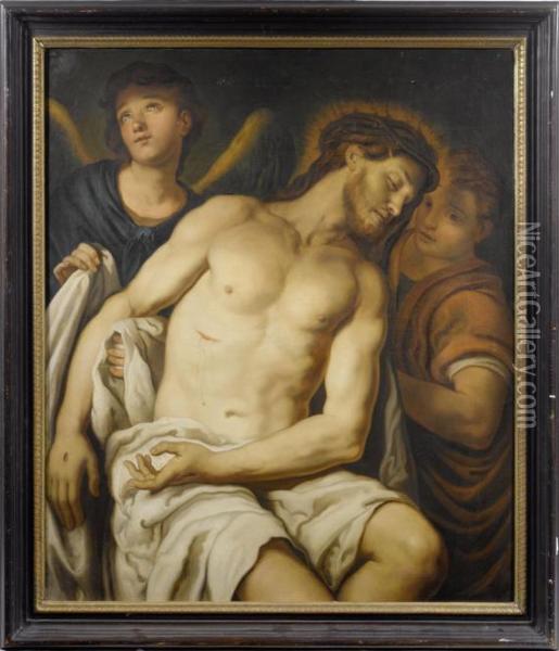 The Deposition Of Christ Oil Painting - Francesco Trevisani