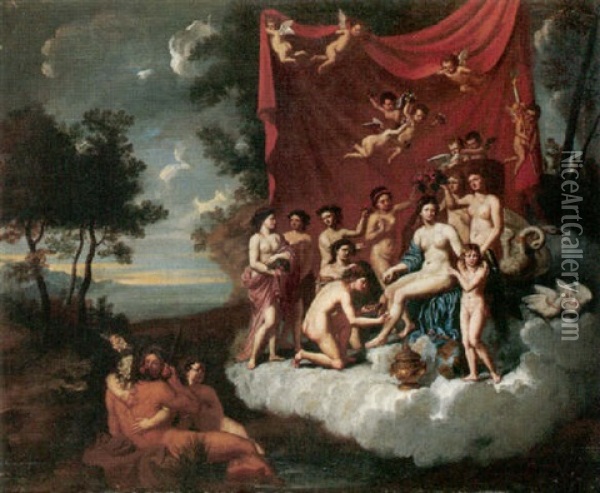 The Toilet Of Venus Oil Painting - Giacinto Gimignani