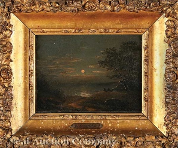 Moonrose Oil Painting - William Frederick de Haas
