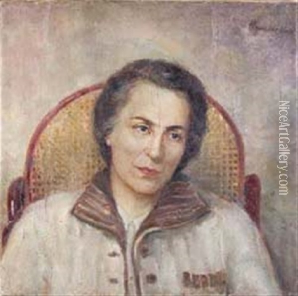 Portrait Einer Alten Frau Oil Painting - Ivan Nikolaevich Kramskoy