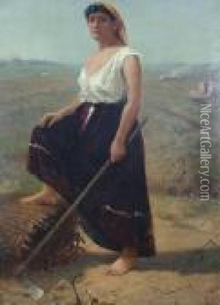 Woman Of Valencia Oil Painting - Richard Beavis