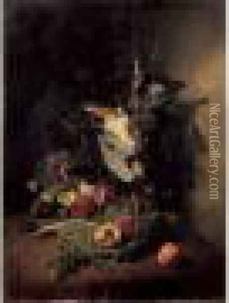 Nature Morte Au Gibier Oil Painting - David Emil Joseph de Noter