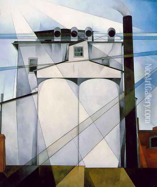 My Egypt Oil Painting - Charles Demuth