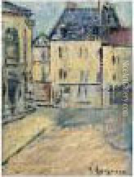 La Rue Oil Painting - Gustave Loiseau
