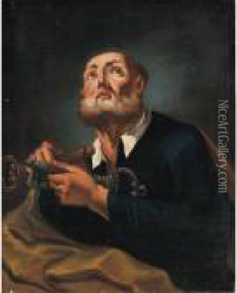 San Pietro Oil Painting - Giovanni Battista Piazzetta