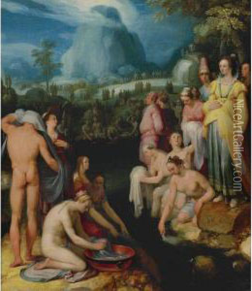 Cornelis Cornelisz. Van Haarlem Oil Painting - Cornelis Cornelisz Van Haarlem