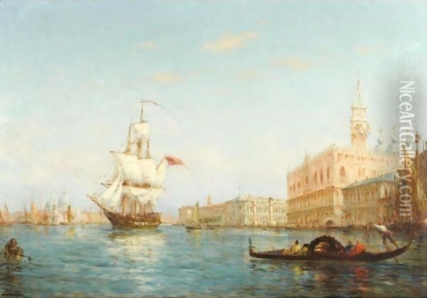La Reine De L'Adriatique Oil Painting - Felix Ziem