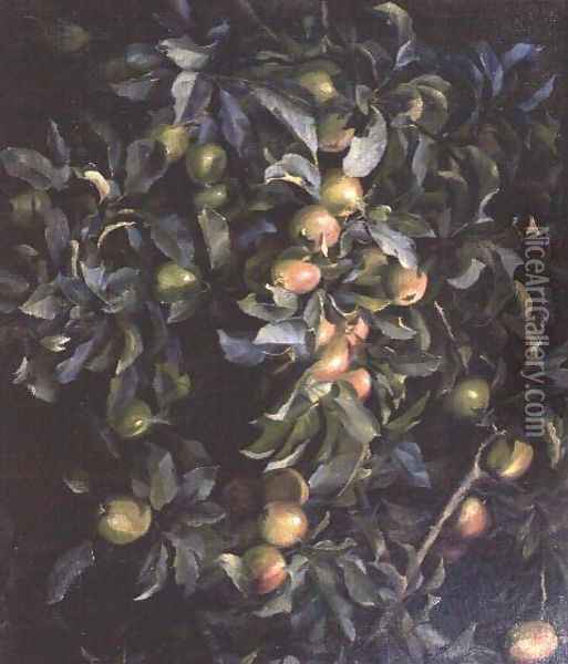 Ripe Apples Oil Painting - Emmy Thornam