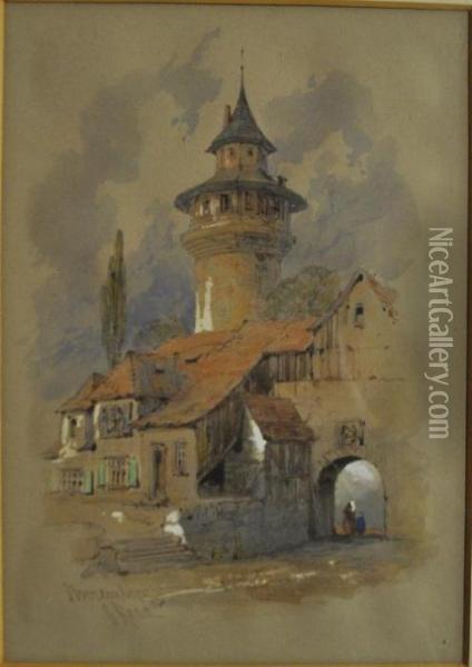 Bamberg And Nuremberg Oil Painting - Samuel Read