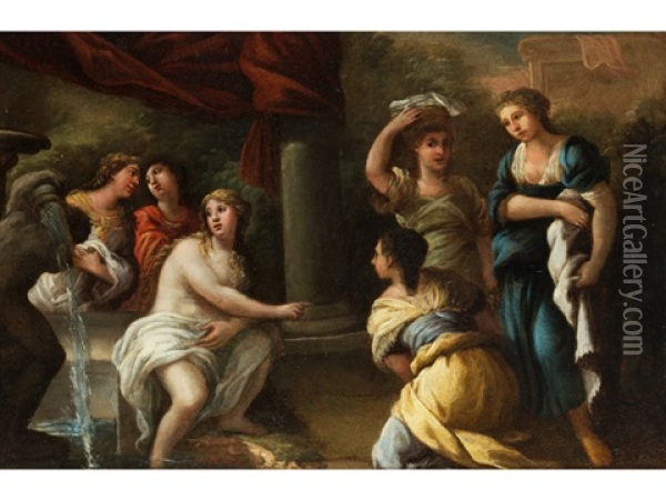 Das Bad Der Venus Oil Painting - Francesco Botti