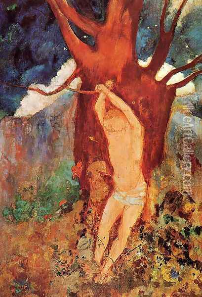 The Martyrdom Of Saint Sebastian Oil Painting - Odilon Redon