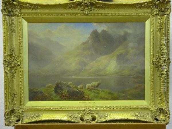 The Cobbler, Loch Long Oil Painting - William Davies