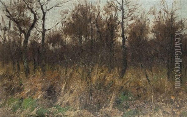 Waldlandschaft Oil Painting - Richard Friese