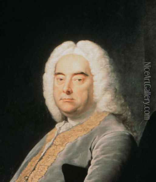 George Frederick Handel 1685-1759 Oil Painting - Thomas Hudson