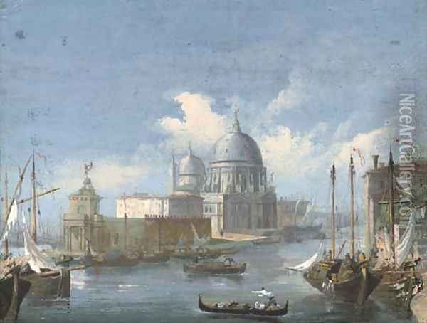 Sante Maria della Salute, Venice Oil Painting - Giacomo Guardi