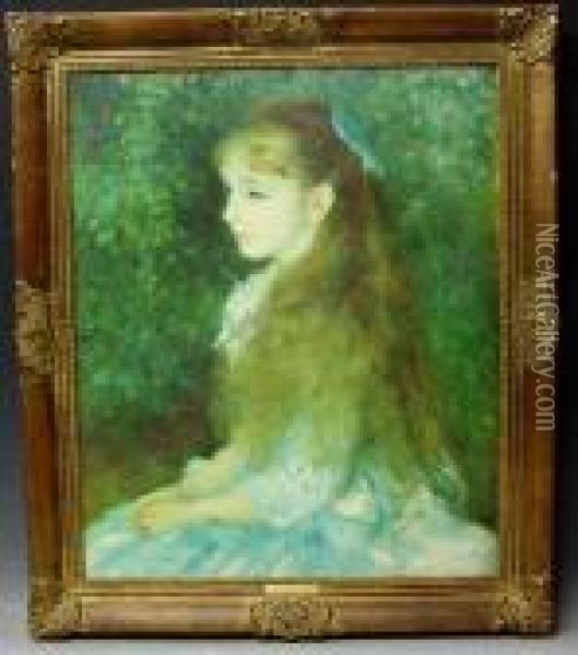 Portrait Eines Madchens Oil Painting - Pierre Auguste Renoir