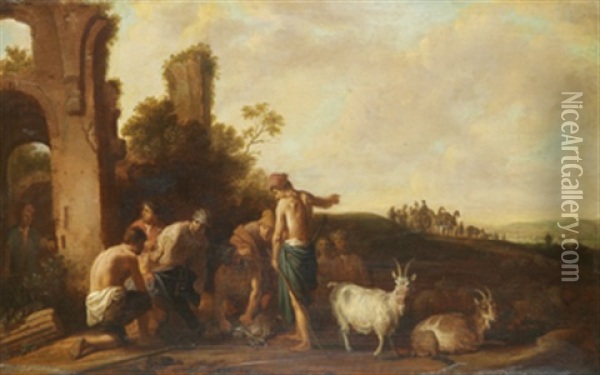 Josef Sald Av Sina Broder Oil Painting - Claes Cornelisz Moeyaert