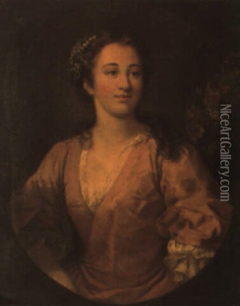 Mrs. Elizabeth Hoadly Oil Painting - William Hogarth