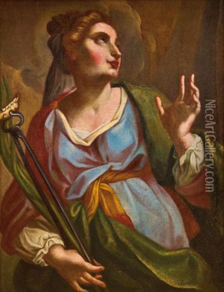 Apollonia Von Alexandria Oil Painting - Francesco Solimena