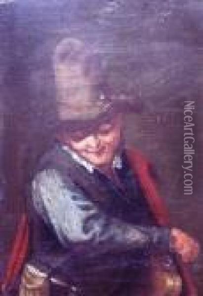 Portrait Of Man Oil Painting - Adriaen Brouwer