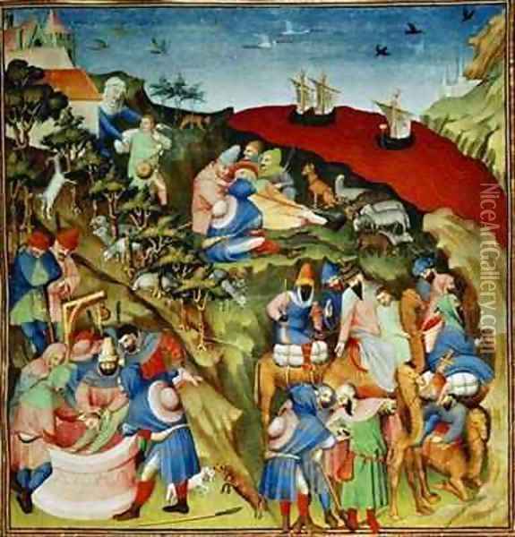 The Story of Joseph Oil Painting - Jean Fouquet
