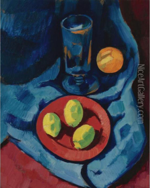 Lemons Oil Painting - Marsden Hartley