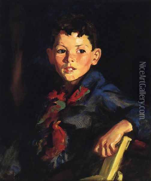 Irish Boy (Thomas Cafferty) Oil Painting - Robert Henri