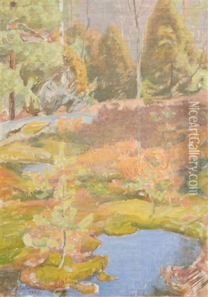 Landscape Oil Painting - Pekka Halonen