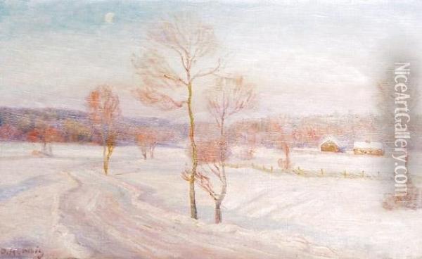Vinter Oil Painting - Otto Hennig