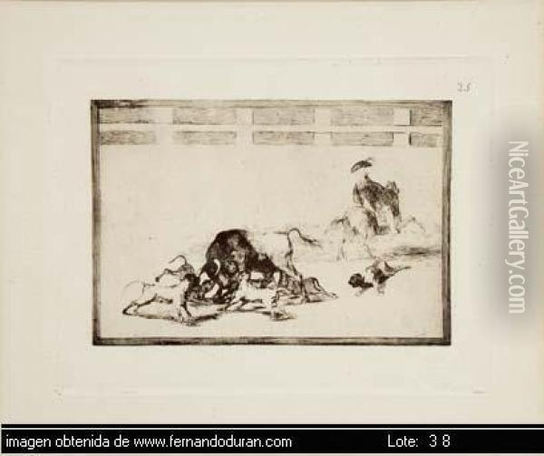 Untitled Oil Painting - Francisco De Goya y Lucientes