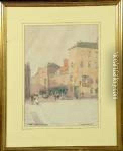 Old Shields Oil Painting - Victor Noble Rainbird
