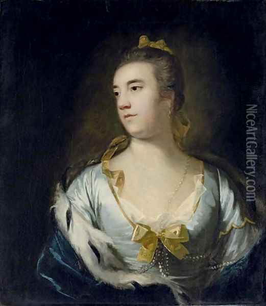 Portrait of Anna Maria Draycote (c. 1726-1787) Oil Painting - Sir Joshua Reynolds